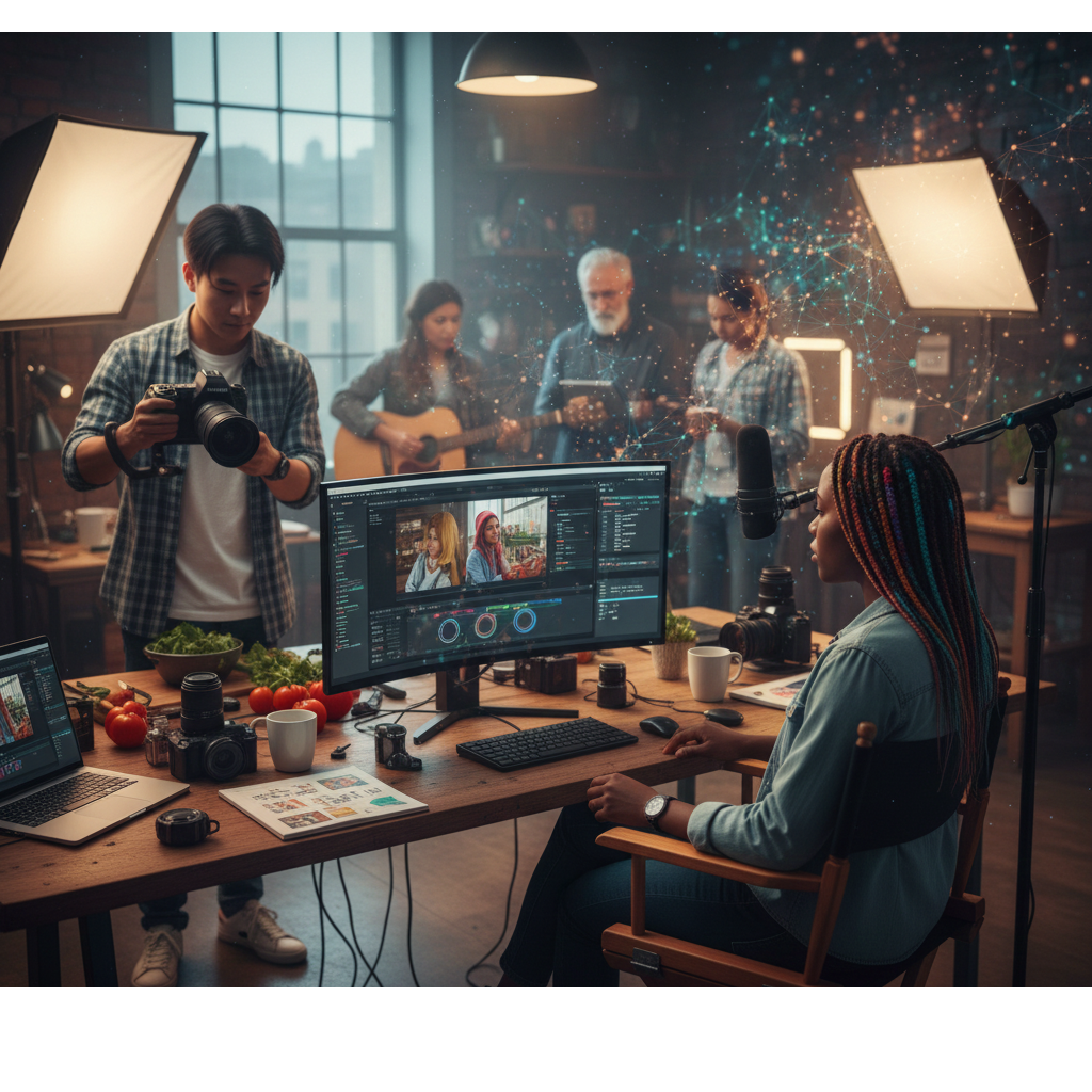 Abstract digital network art